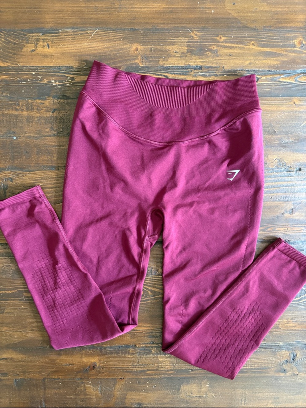 Gymshark dark red leggings